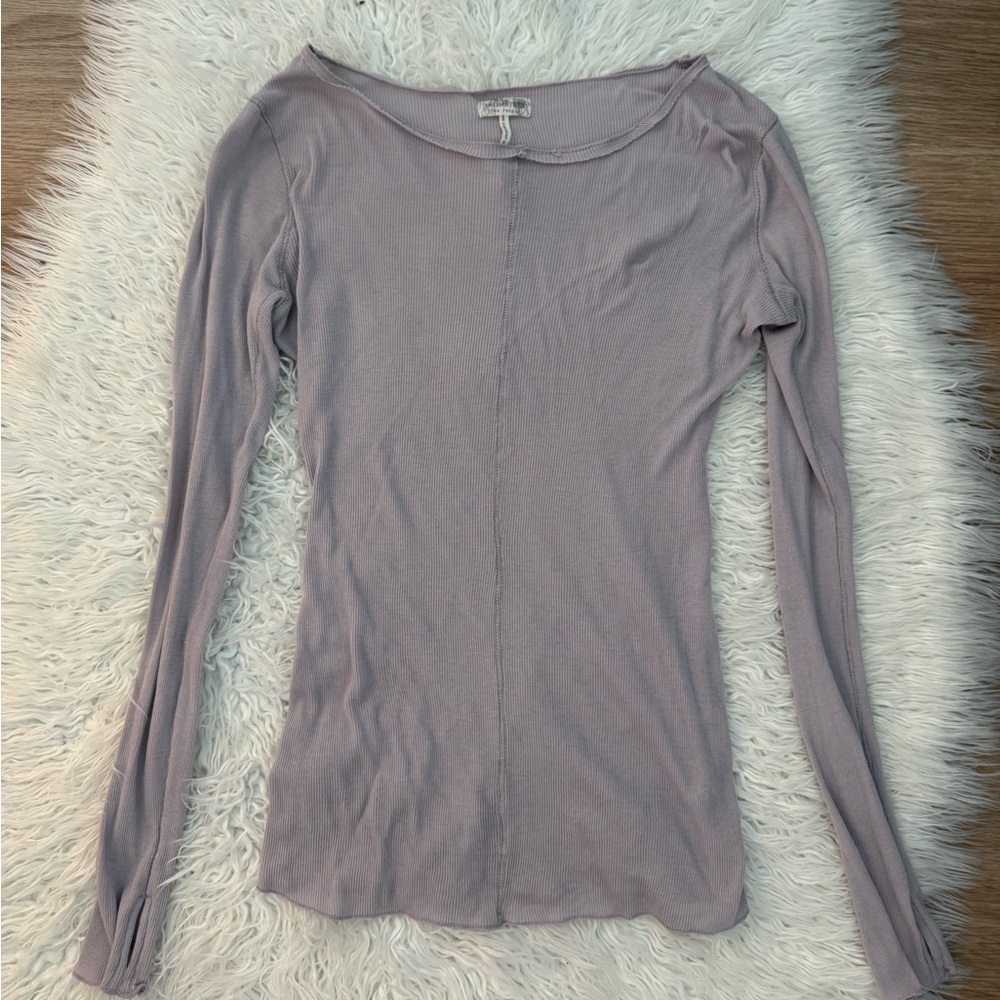 Free People Intimates Long sleeve in purple size Small